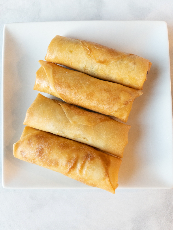 Easy Indian Flavored Chicken Spring Rolls - Cooking Canary